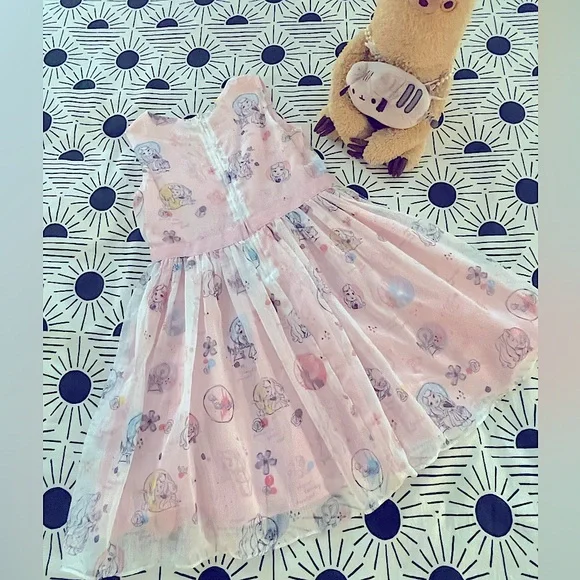 Sweet Young Alice In Wonderland Girl’s Party Dress (Sz 7-8) - Picture 3 of 9